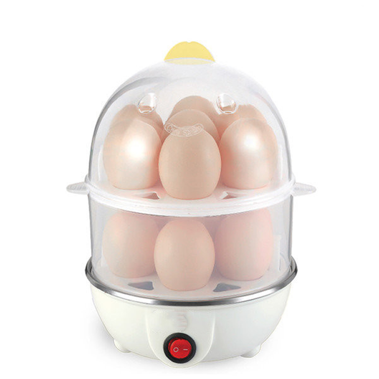 14pcs of Eggs Capacity Egg Boiler for Soft, Medium, Hard Boiled, Steamed Vegetables Seafood Dumplings