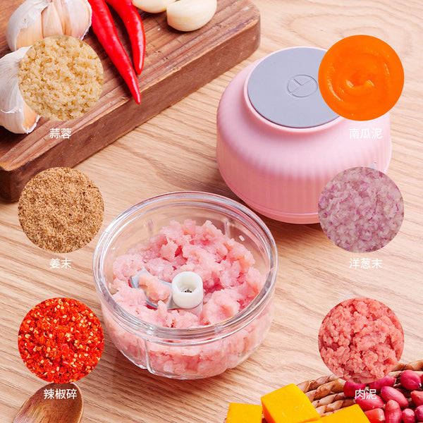 100ml Onion Garlic Chopper Meat Mincer Food Processor